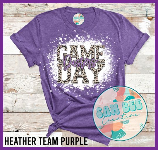 Discover Custom Game Day Bleached T-Shirt 3D