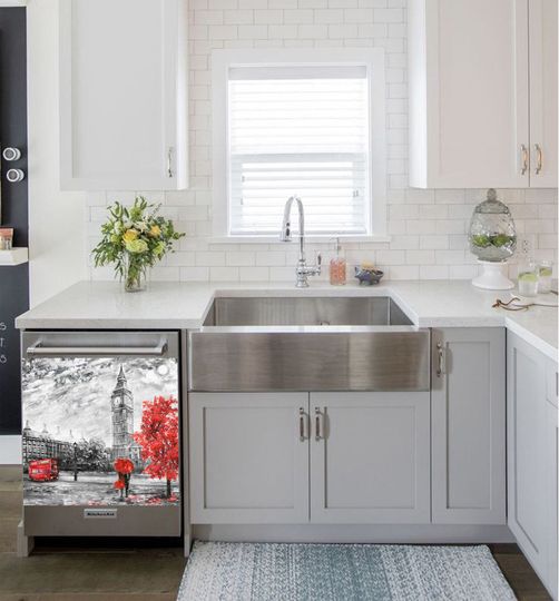 Discover London Skins Dish Washer Cover
