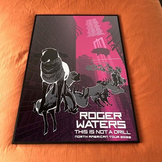 Discover Roger Waters 2022 Tour Poster - This is Not a Drill Concert Tour Poster
