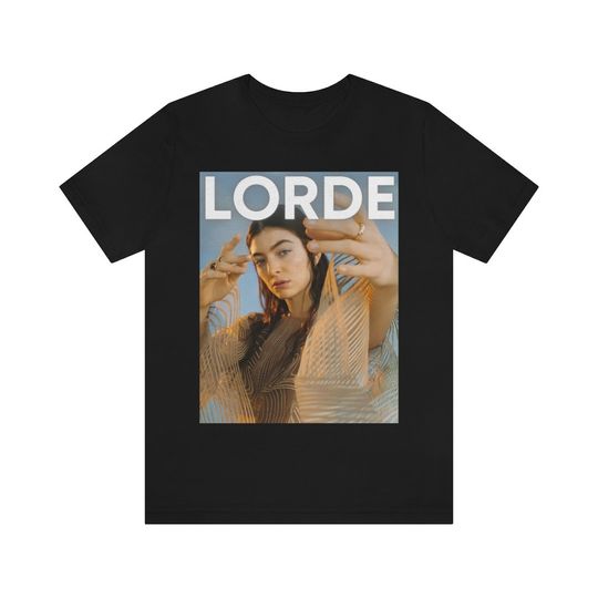Discover Lorde Music Merch / Minimalist wear/ Lorde Graphic T Shirt
