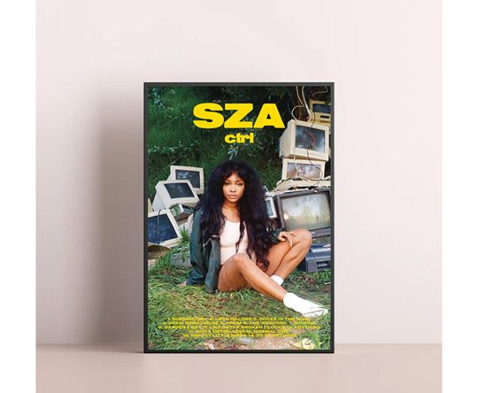 Discover SZA - CTRL Decor Room Poster