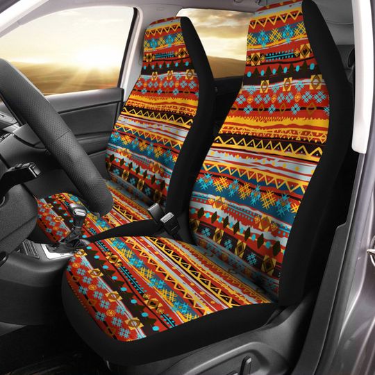 Discover Aztec Boho Car Seat Covers