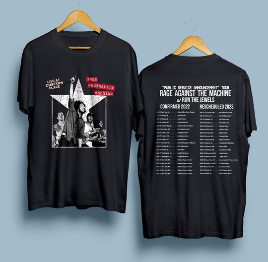 Discover Rage Against The Machine Tour 2022 T-shirt, Rage Against the Machine Shirt