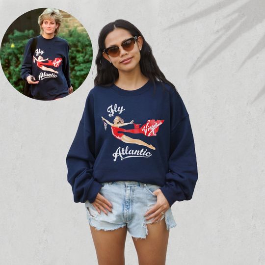Discover Princess Diana Sweatshirt, Vintage Sweatshirt
