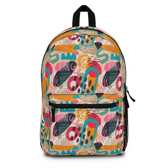 Discover Abstract Art Backpack / Boho Cool Backpack