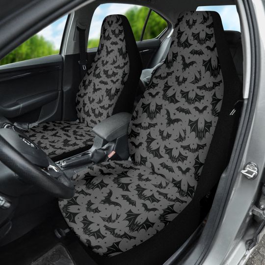 Discover Halloween Themed Bat Car Seat Covers - Spooky Decor