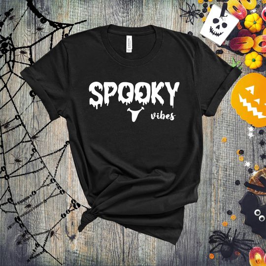 Discover Spooky Vibes Shirt