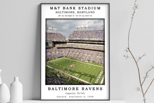 Discover M&T Bank Stadium Poster