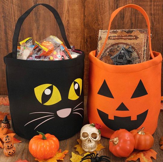 Discover Personalized Halloween Trick or Treat Bucket- Halloween Candy Bucket