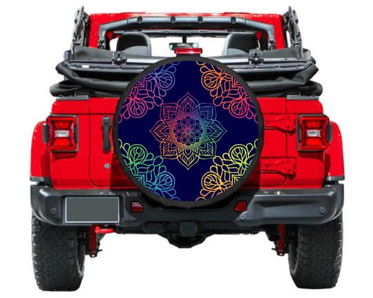 Discover Mandala Spare Tire Cover