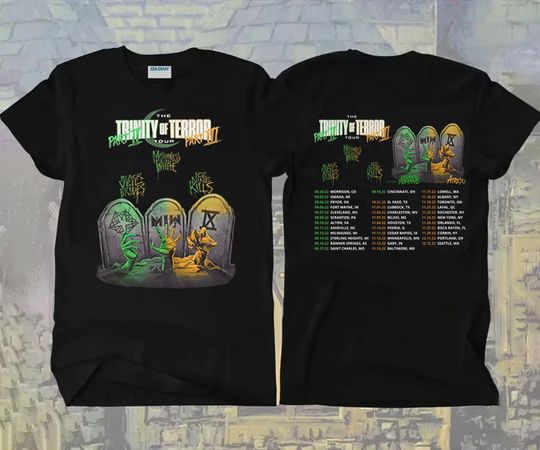 Discover The Trinity Of Terror Part 2 and Part 3 Tour Concert 2022 T-Shirt
