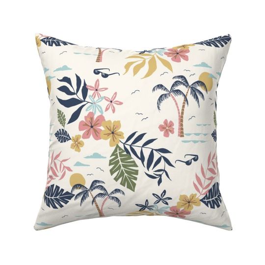 Discover Mod Hawaii Throw Pillow
