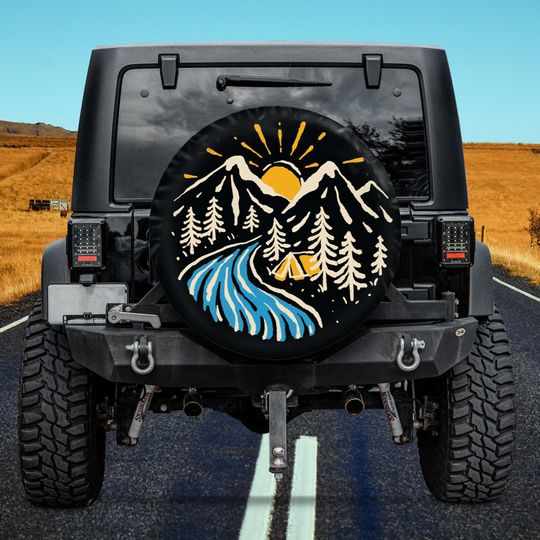 Discover Camping Truck Tire Cover, Spare Tire Cover For Car