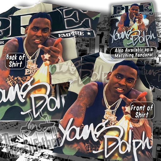 Discover Young Dolph -All Over print T Shirt