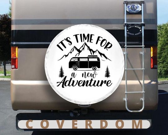 Discover White Spare Tire Cover