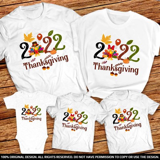 Discover Thanksgiving family shirts 2022