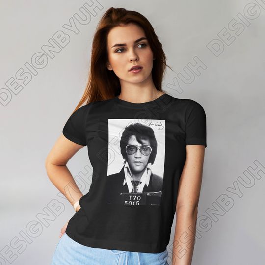 Discover Elvis Presley Mugshot Unisex T-shirt