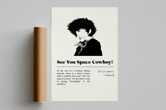 Discover See You Space Cowboy Poster