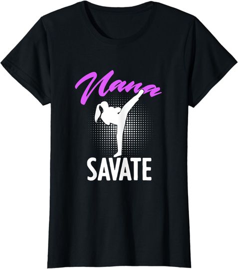 Discover Nana Savate Martial Boxing French Savate T-shirt