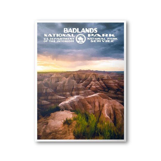 Discover Badlands National Park Poster