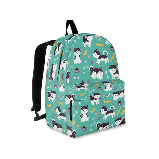 Discover Siberian Husky Backpack - Siberian Husky Laptop Backpack