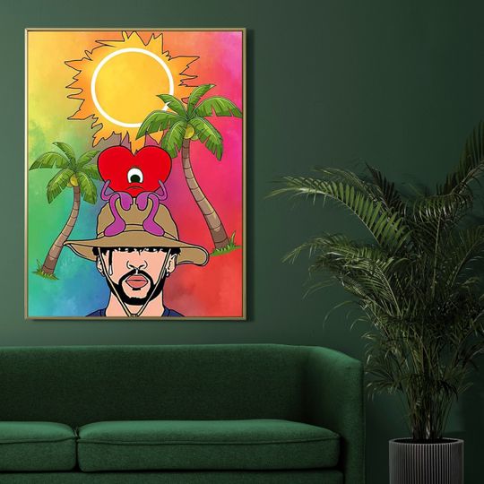 Discover Bad Bunny Poster, 2022 New Album Un Verano Sin Ti Poster, Music Poster Wall Decor