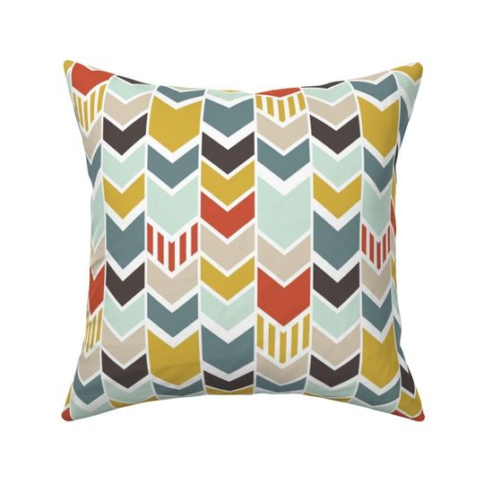 Discover Arrows Throw Pillow