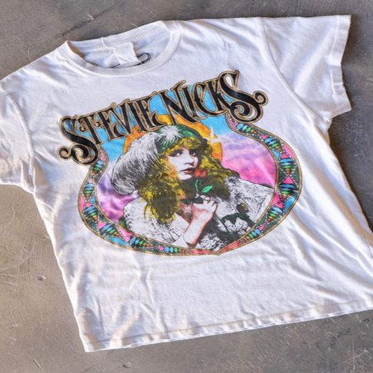 Discover Stevie Nicks shirt, Vintage Shirt, Fleetwood Mac Rock Band