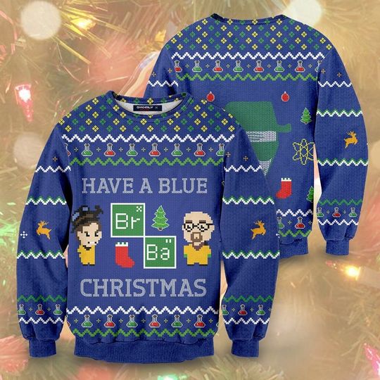 Discover Breaking Bad Holiday Unisex Wool Ugly Sweater Knitted 3D Sweater