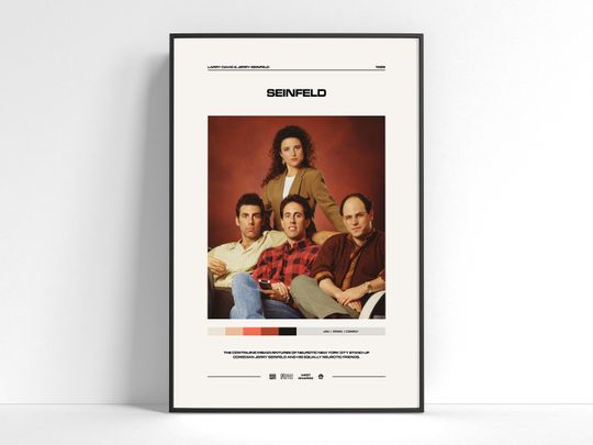 Discover Seinfeld | Minimalist TV Series Poster