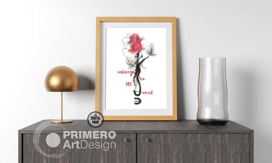Discover Depeche Mode Rose Digital Download, Printable Wall Art, Living Room Decor, Music Poster