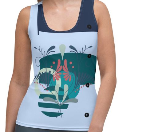 Discover Tank top with floral pattern