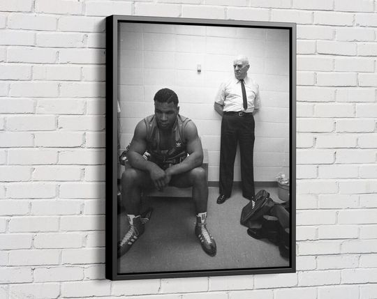 Discover Mike Tyson Poster Boxing Black and White Poster