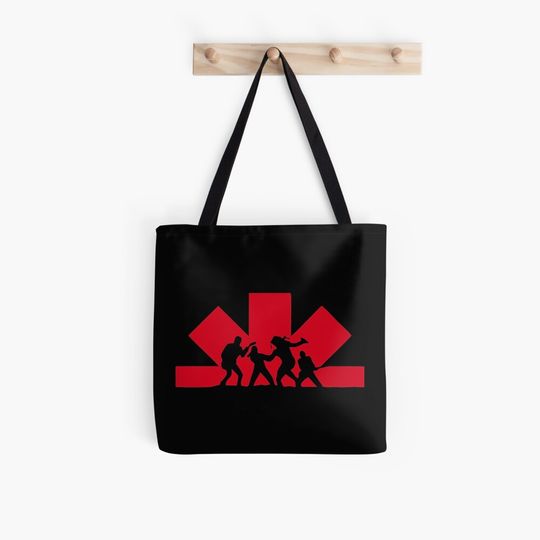 Discover red hot chili peppers Tote Bag