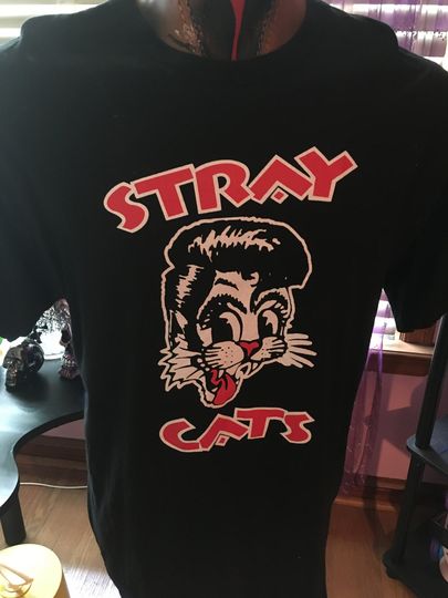 Discover Stray cats vintage graphic on new tee xl