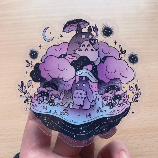 Discover Magical Island Transparent Sticker