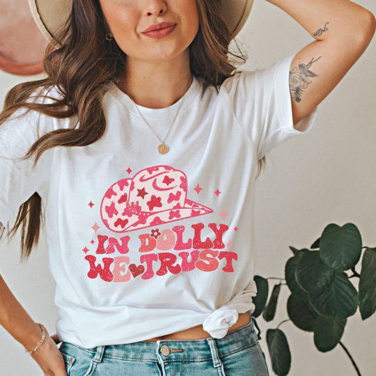 Discover in dolly we trust tee, dolly parton tshirt