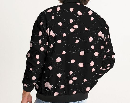 Discover Sakura Flower Cherry Blossom Bomber Jacket