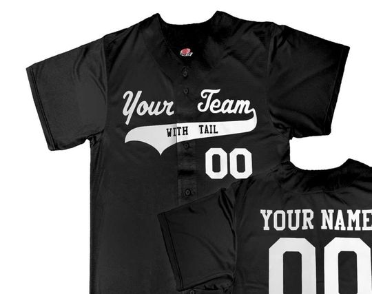 Discover Full Button Custom Baseball Jersey