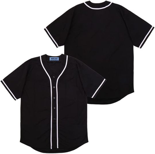 Discover Button Down Shirts Short Sleeve Hipster Hip Hop Sports Uniforms