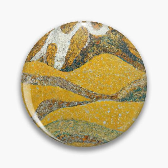 Discover Wheat Mountain Pin Button