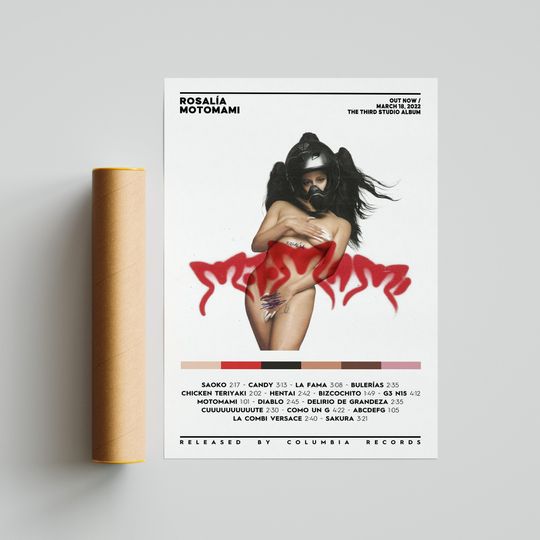 Discover Rosalia - Motomami Album Poster / Album Cover Poster