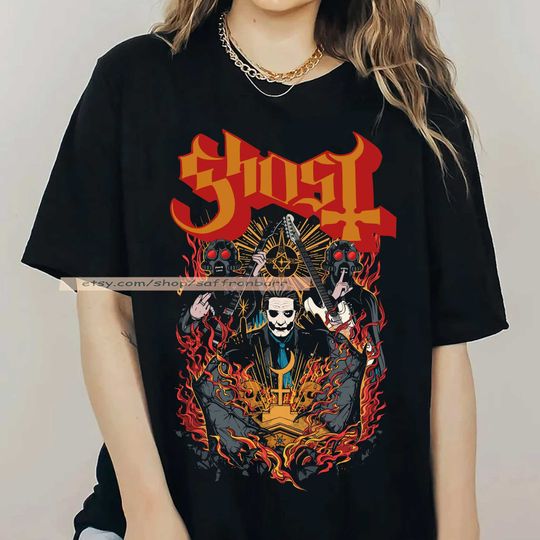 Discover Ghost 2022 Shirt, Metal Band Tshirt, Ghost Tour 2022 T-shirt