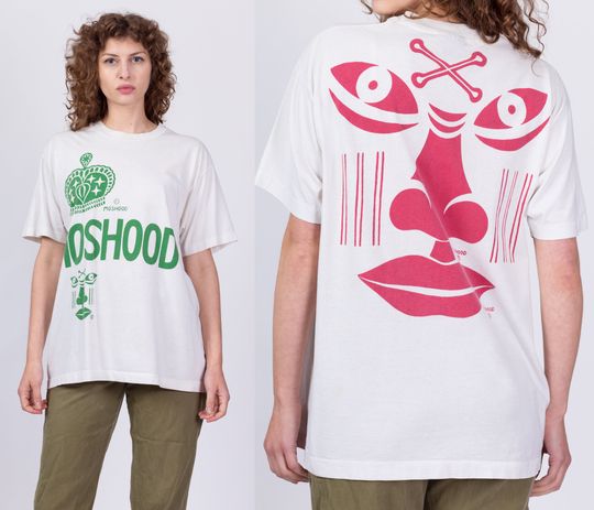 Discover 80s Moshood Afrikan Spirit Double Face Tee  -