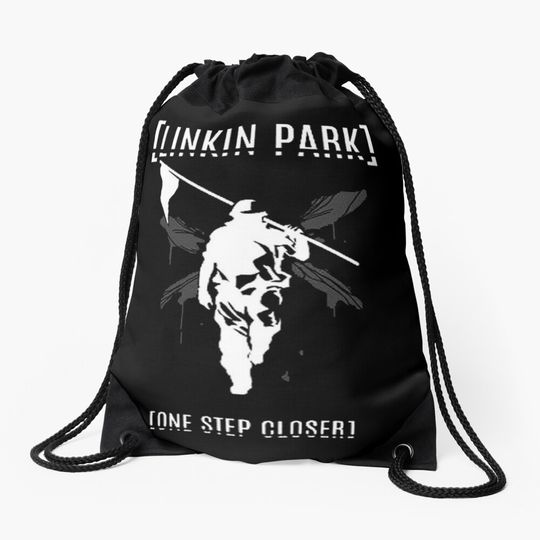 Discover one step closer Drawstring Bag