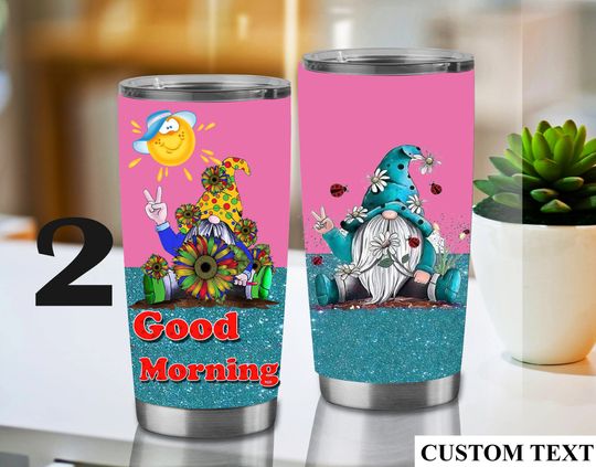 Discover Gnomes 20 oz Tumbler,  Good Morning Tumbler, Tumbler