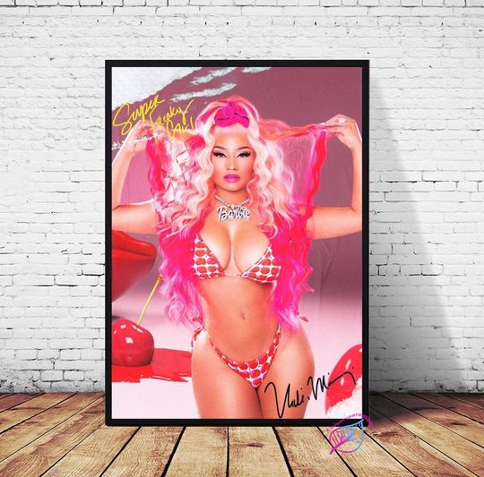 Discover Nicki Minaj Music Poster, Nicki Minaj New Album Wall Art