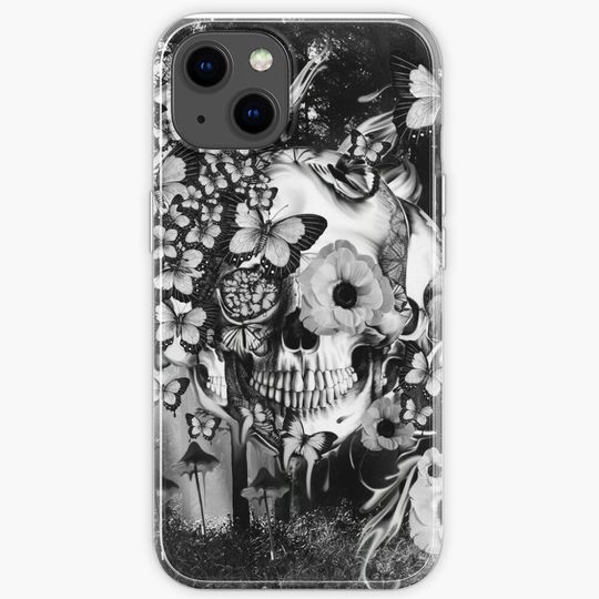 Discover REM, illusions skull iPhone Case