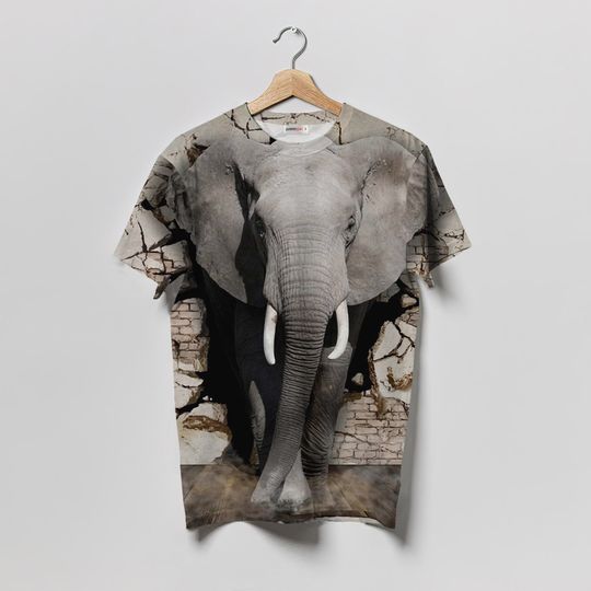 Discover Unisex Elephant Bed 3D All Over Print T-shirt