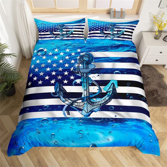 Discover Nautical Anchor Bedding Sets
